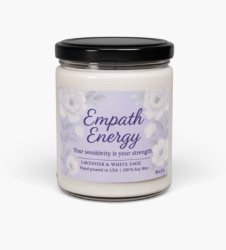Maravae "Prioritize Healing" Candle - Lavender & White
Sage (100% Soy Wax)