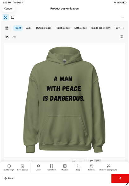 Maravae Healing Affirmation Hoodies - Emotional Wellness Collection
Then inside that product:
Variant 1: Healing Made You Stronger
Variants = Hoodie color (Black, Gray)
Variant 2: Calm Is Power
Variants = Hoodie color (Black, Navy)
Variant 3: A Man With P