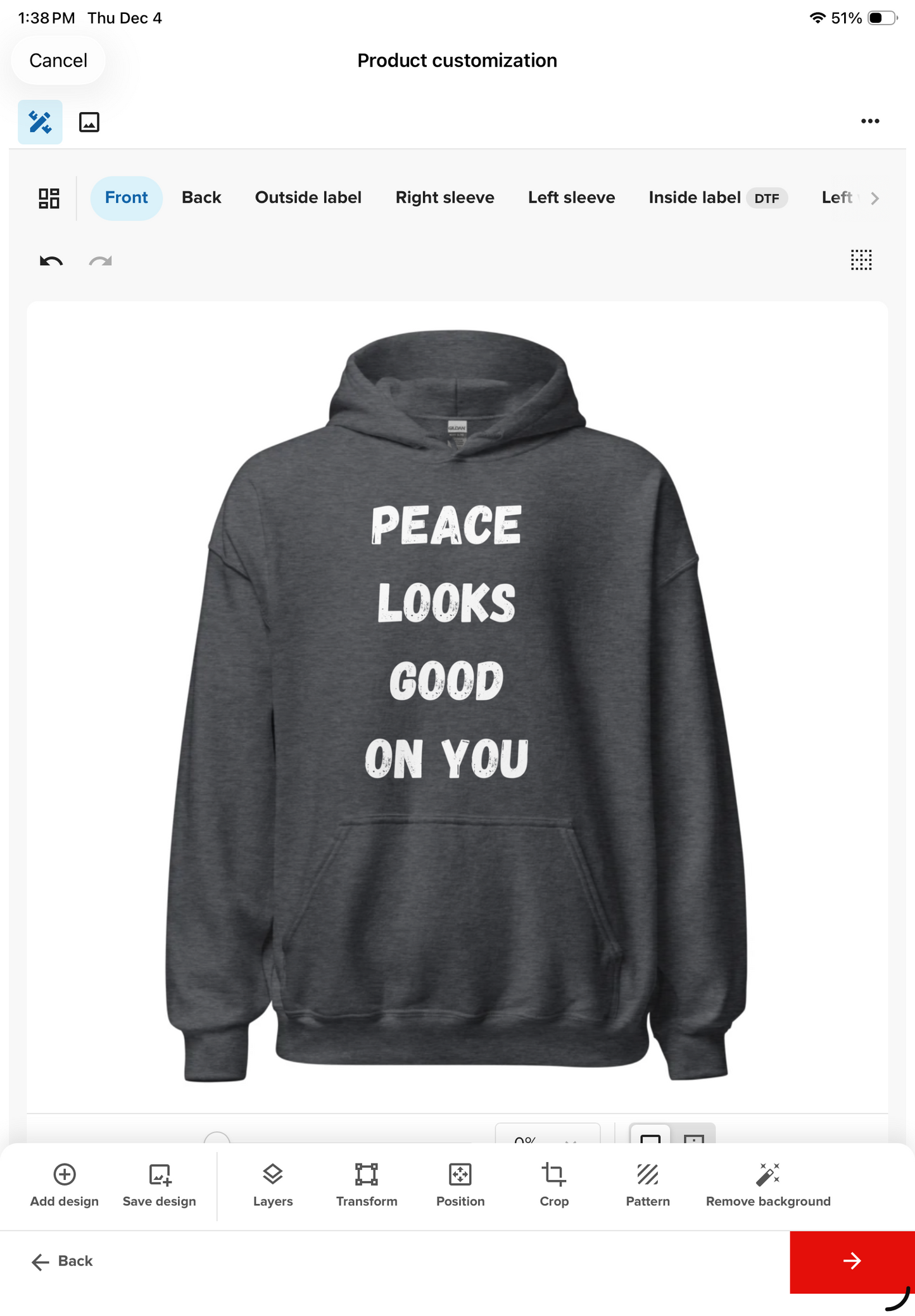 Maravae Healing Affirmation Hoodies - Emotional Wellness Collection
Then inside that product:
Variant 1: Healing Made You Stronger
Variants = Hoodie color (Black, Gray)
Variant 2: Calm Is Power
Variants = Hoodie color (Black, Navy)
Variant 3: A Man With P