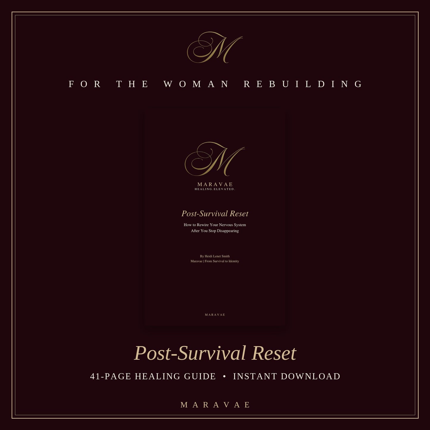 Post-Survival Reset — A Healing Guide for Women Rebuilding After Survival