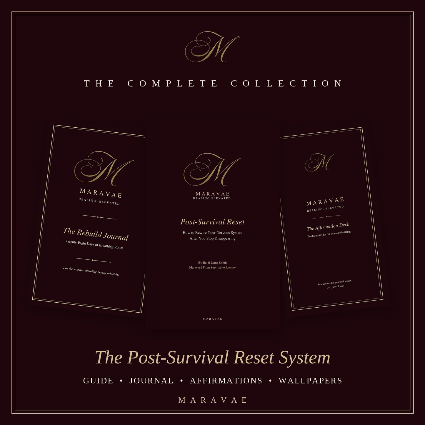 The Post-Survival Reset System — Complete Healing Bundle (Guide + Journal + Affirmations)