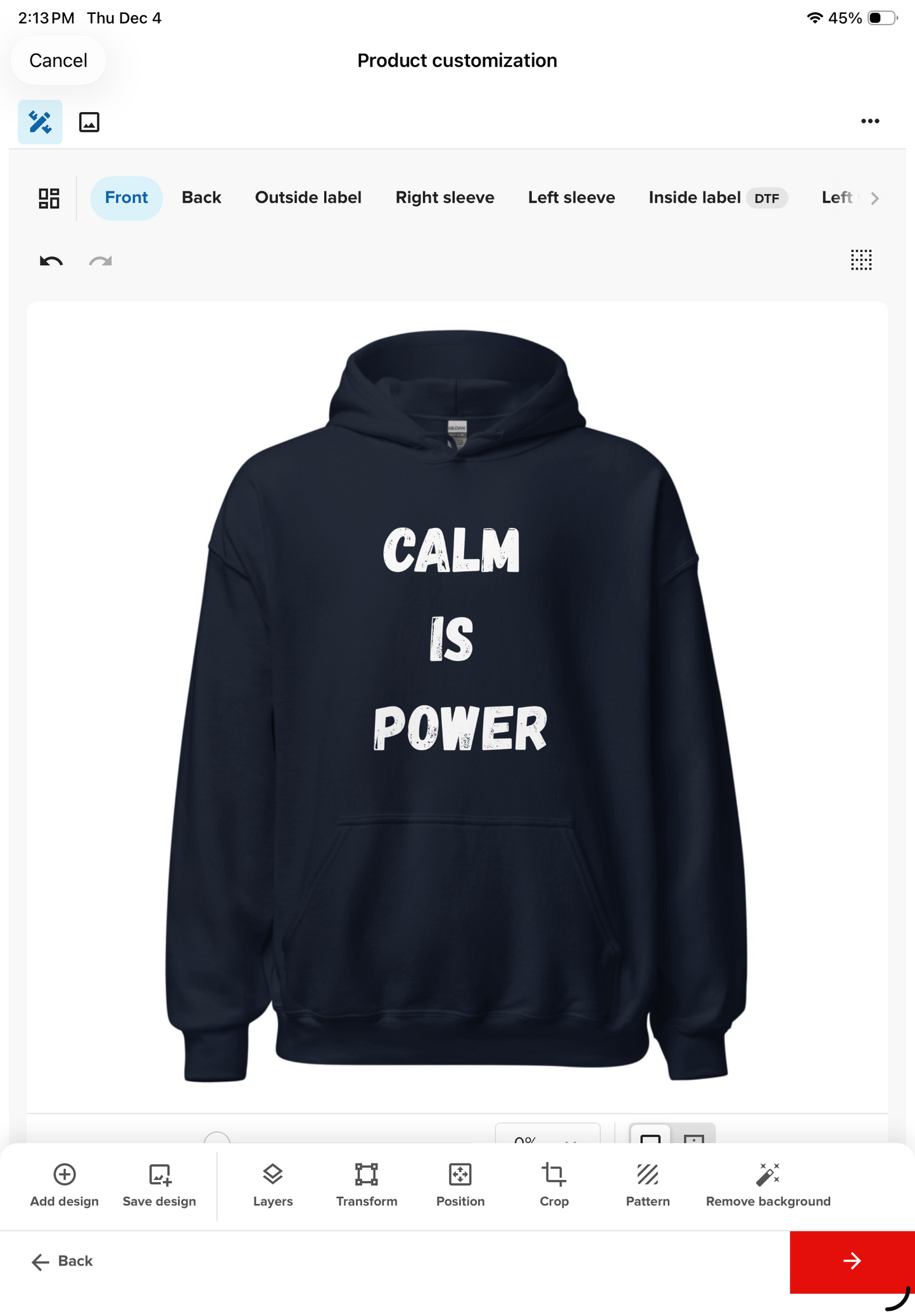 Maravae Healing Affirmation Hoodies - Emotional Wellness Collection
Then inside that product:
Variant 1: Healing Made You Stronger
Variants = Hoodie color (Black, Gray)
Variant 2: Calm Is Power
Variants = Hoodie color (Black, Navy)
Variant 3: A Man With P
