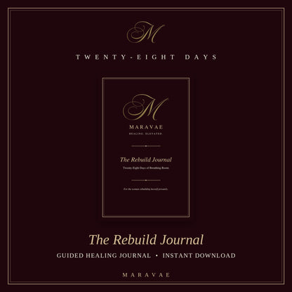The Rebuild Journal — 28 Days of Guided Healing for Women