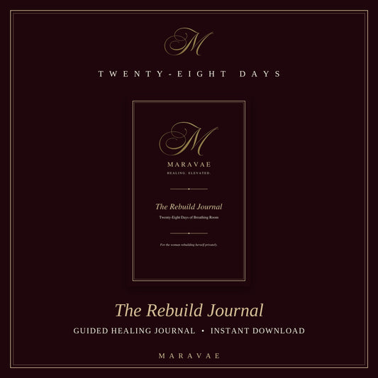 The Rebuild Journal — 28 Days of Guided Healing for Women