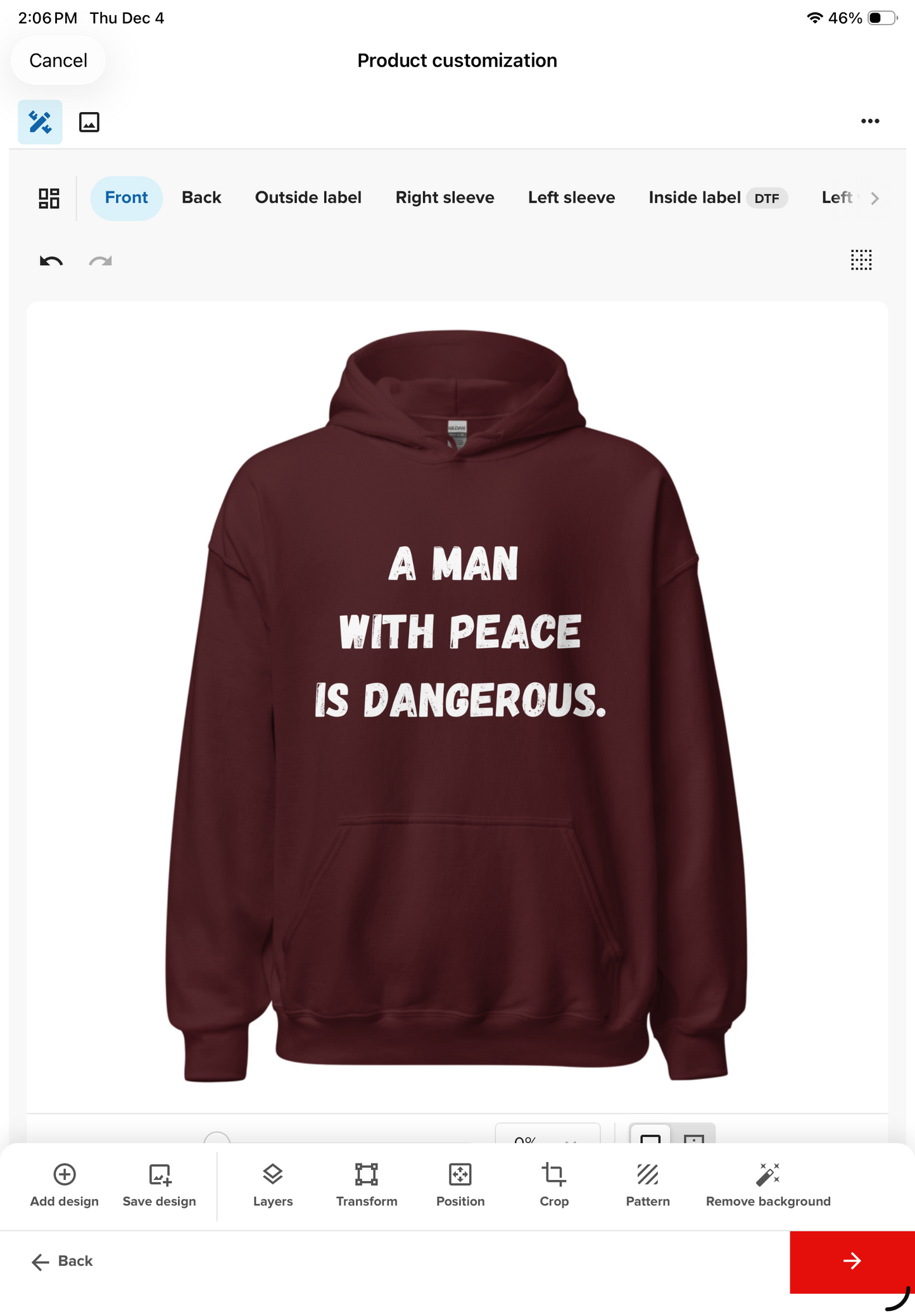 Maravae Healing Affirmation Hoodies - Emotional Wellness Collection
Then inside that product:
Variant 1: Healing Made You Stronger
Variants = Hoodie color (Black, Gray)
Variant 2: Calm Is Power
Variants = Hoodie color (Black, Navy)
Variant 3: A Man With P