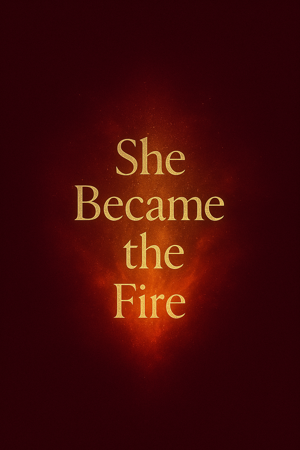 She Became the Fire - Inspirational Wall Art
Print | Maravae Healing Glow Collection