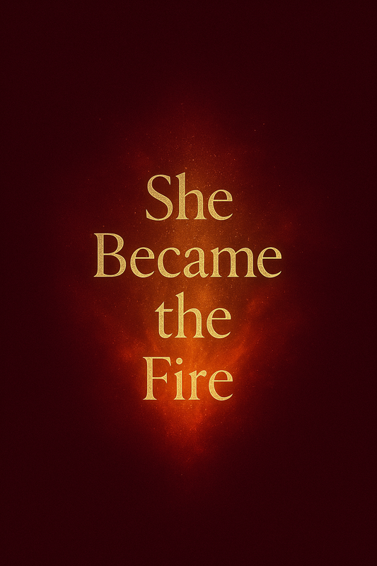 She Became the Fire — Wall Art Print