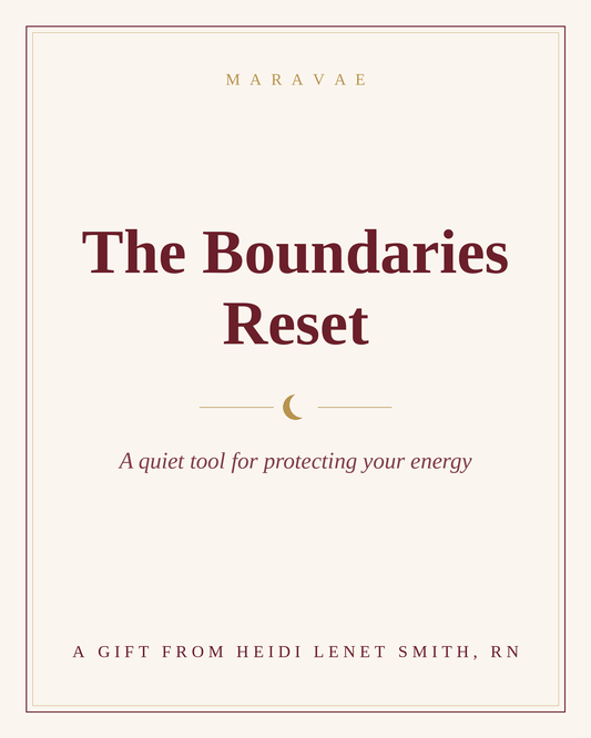 Free Maravae Boundaries Reset